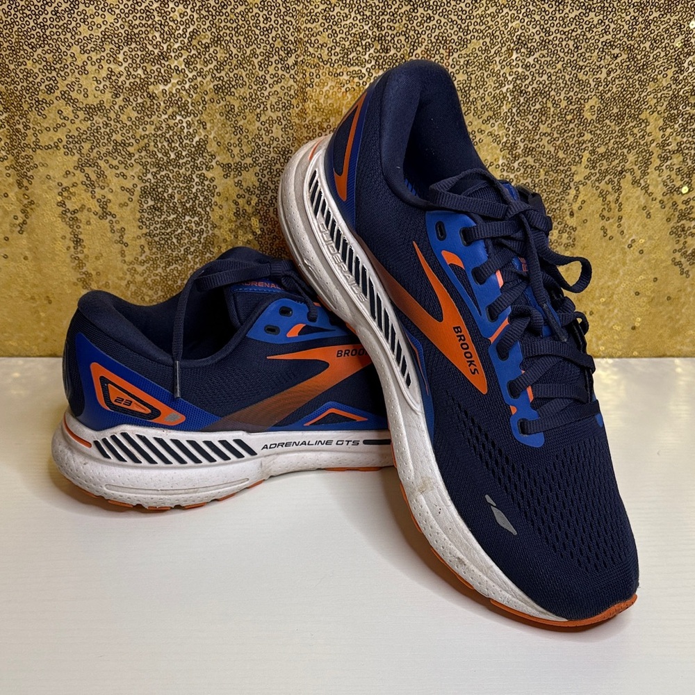 Brooks Adrenaline GTS Blue and Orange Running Shoes